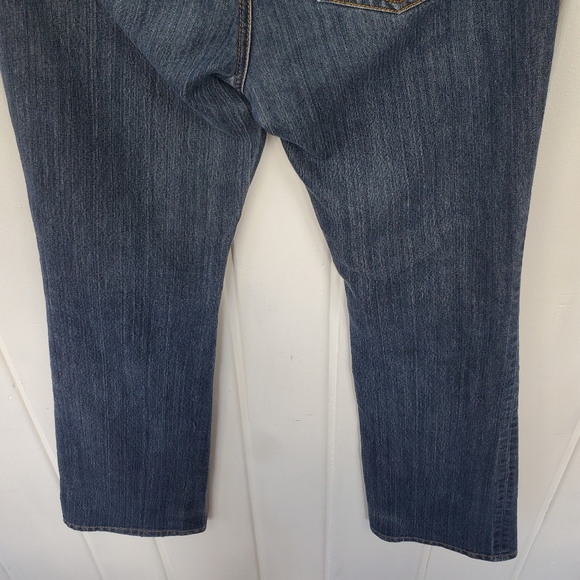 Michael Kors Women's 6 Mid Rise Bootcut Denim Blue Jeans - Picture 9 of 11